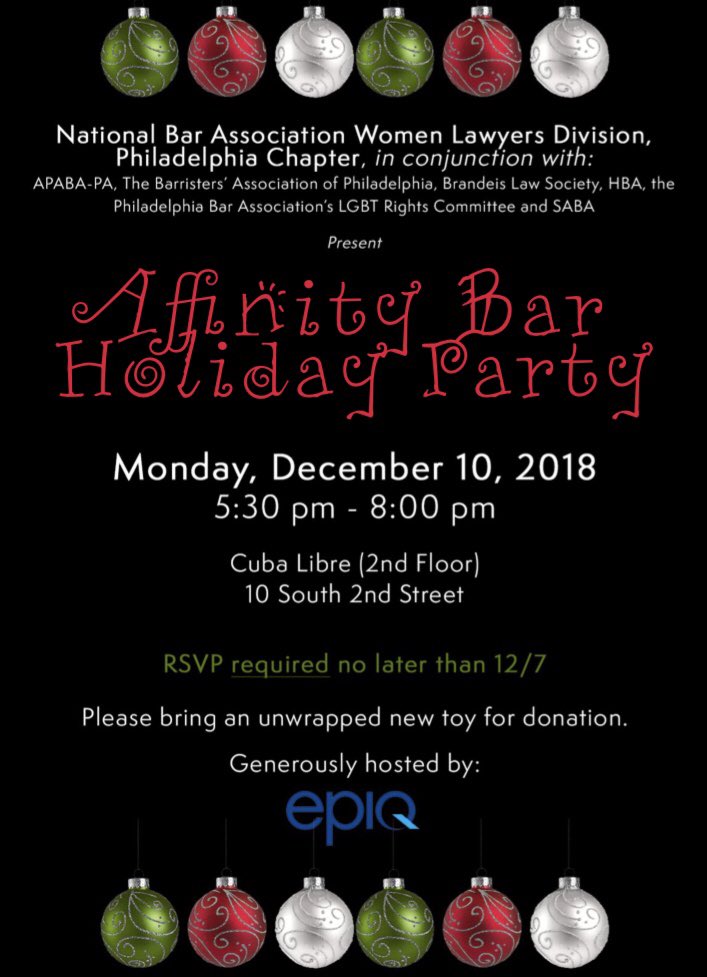 Affinity Bar Holiday Party