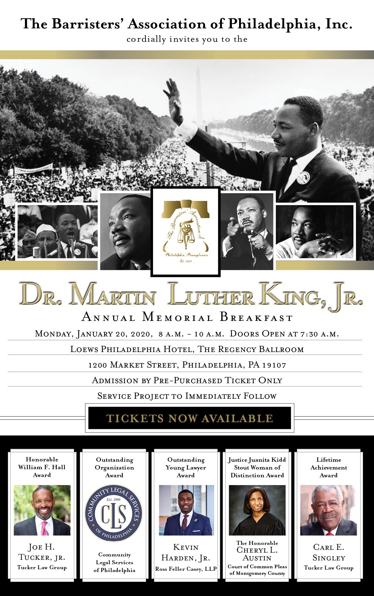 Dr. Martin Luther King, Jr. Annual Memorial Breakfast