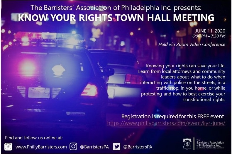 Free Webinar: Know Your Rights Town Hall (June 11, 2020)